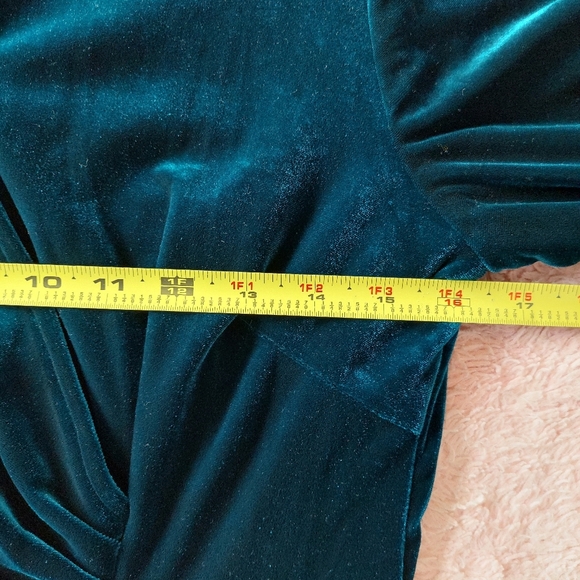 Vintage Robbie Bee Velvet Maxi Dress Size 6 - Picture 6 of 9